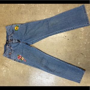 Floral Patch Jeans